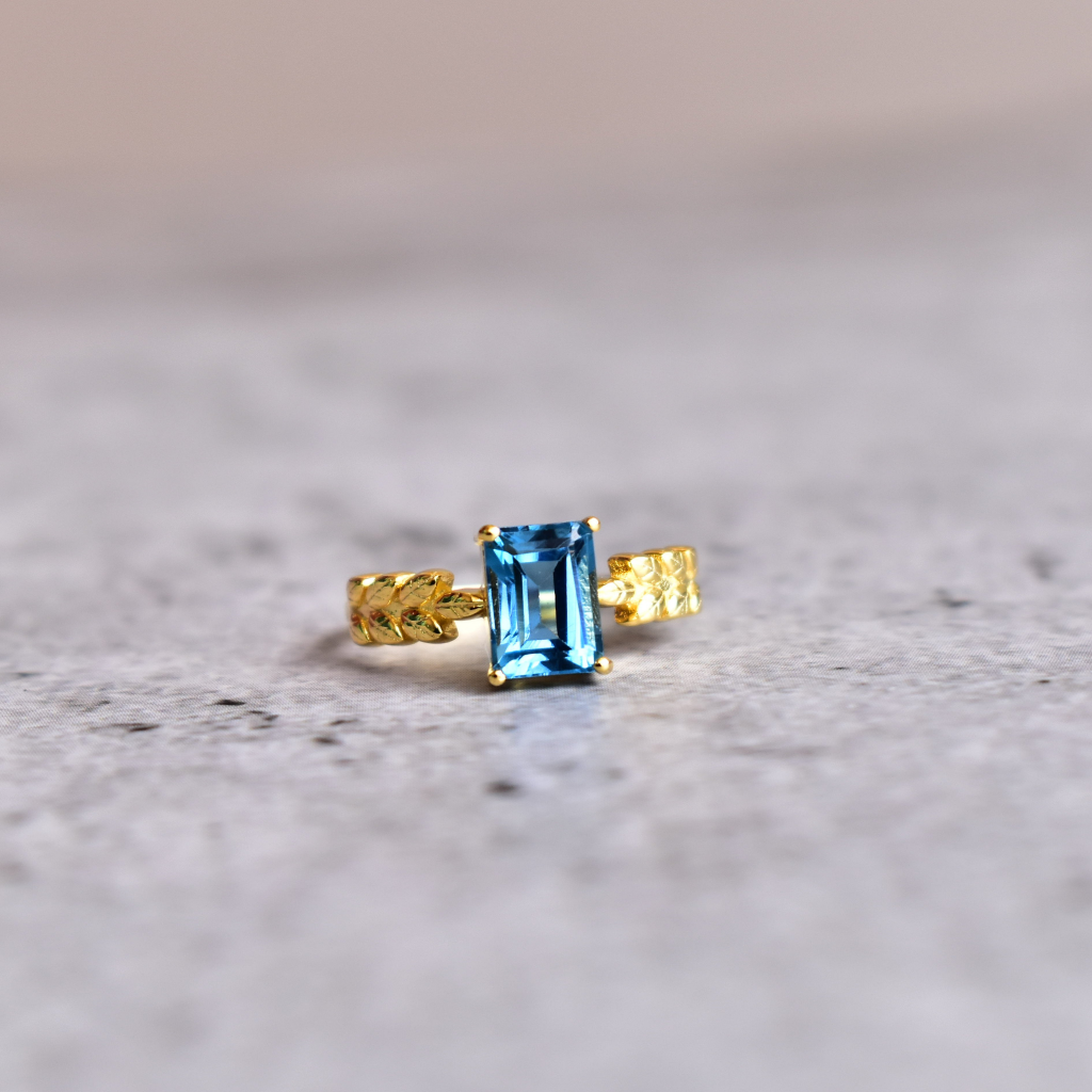 Nature's Blue - Topaz Ring -