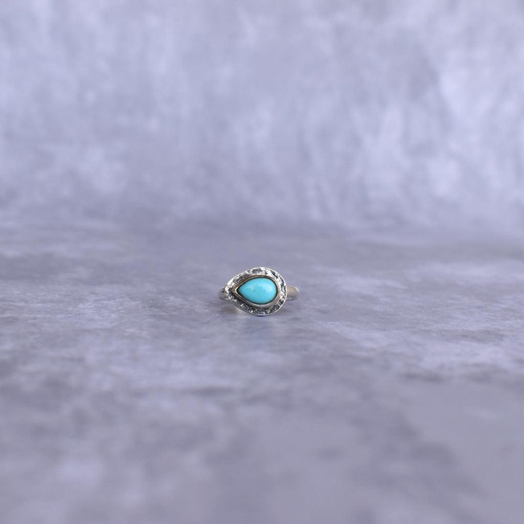 Pear Dreams - Turquoise Ring -