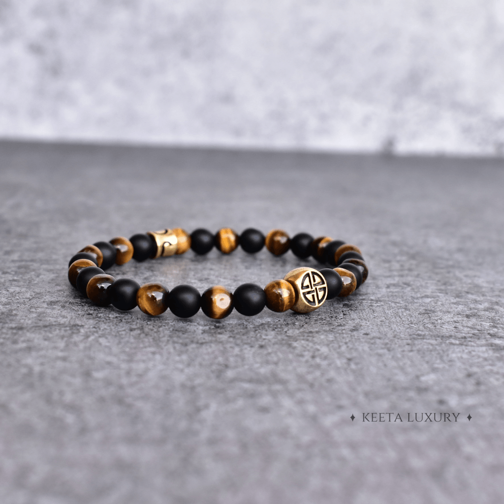 Protection Ally - Tiger Eye & Black Onyx Bracelet -