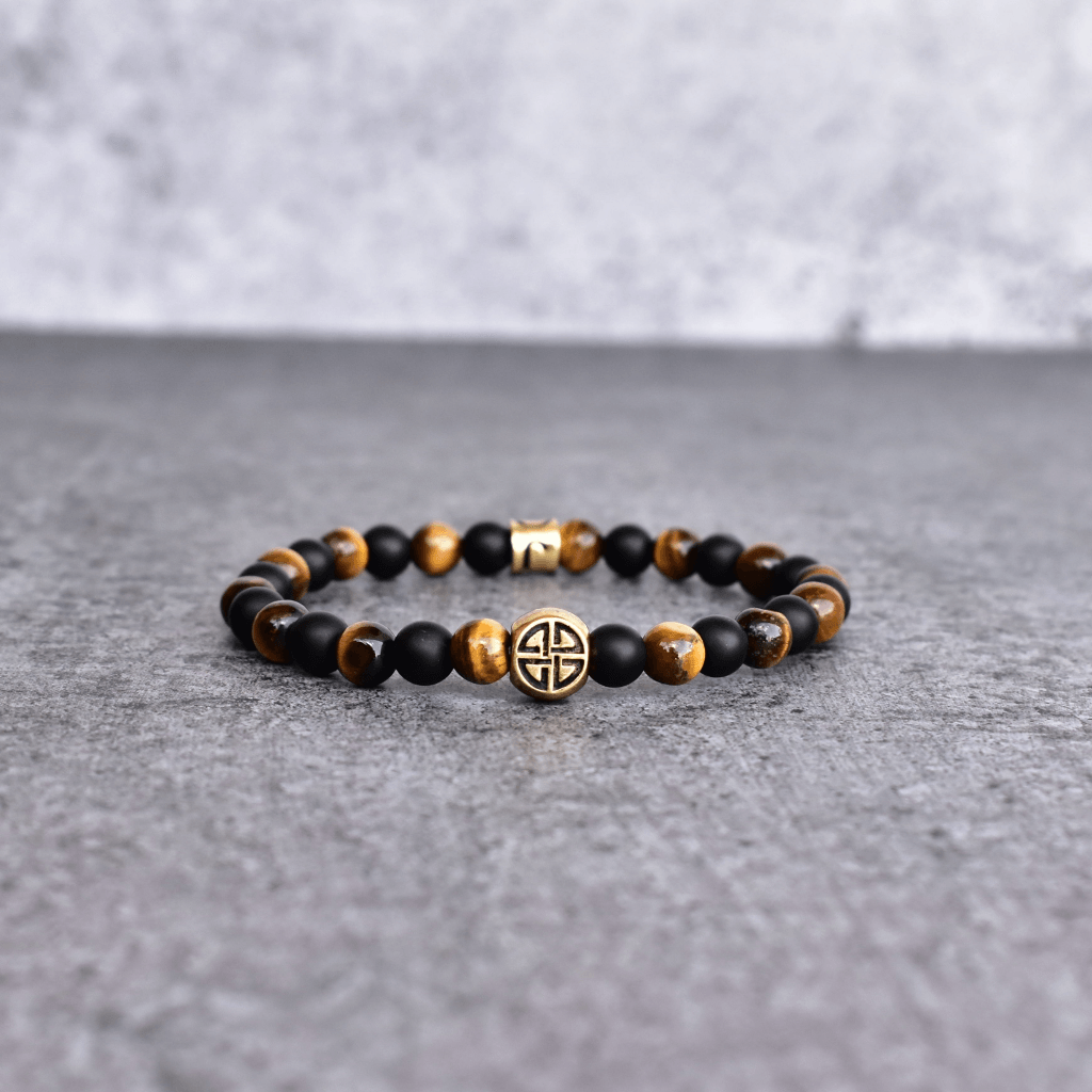 Protection Ally - Tiger Eye & Black Onyx Bracelet -