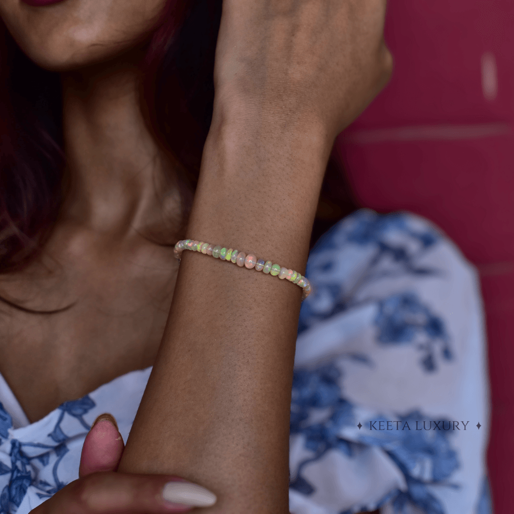 Rainbow Serenity - Opal Bracelet -