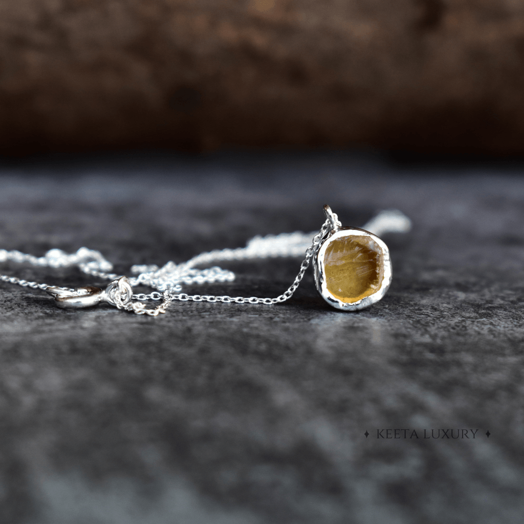 Rawnetic - Citrine necklace -