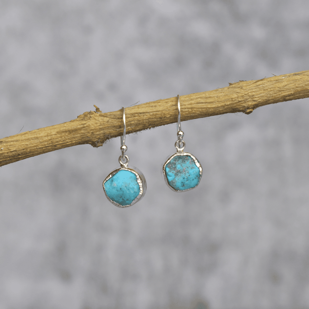 Rawnetic - Turquoise Earrings -