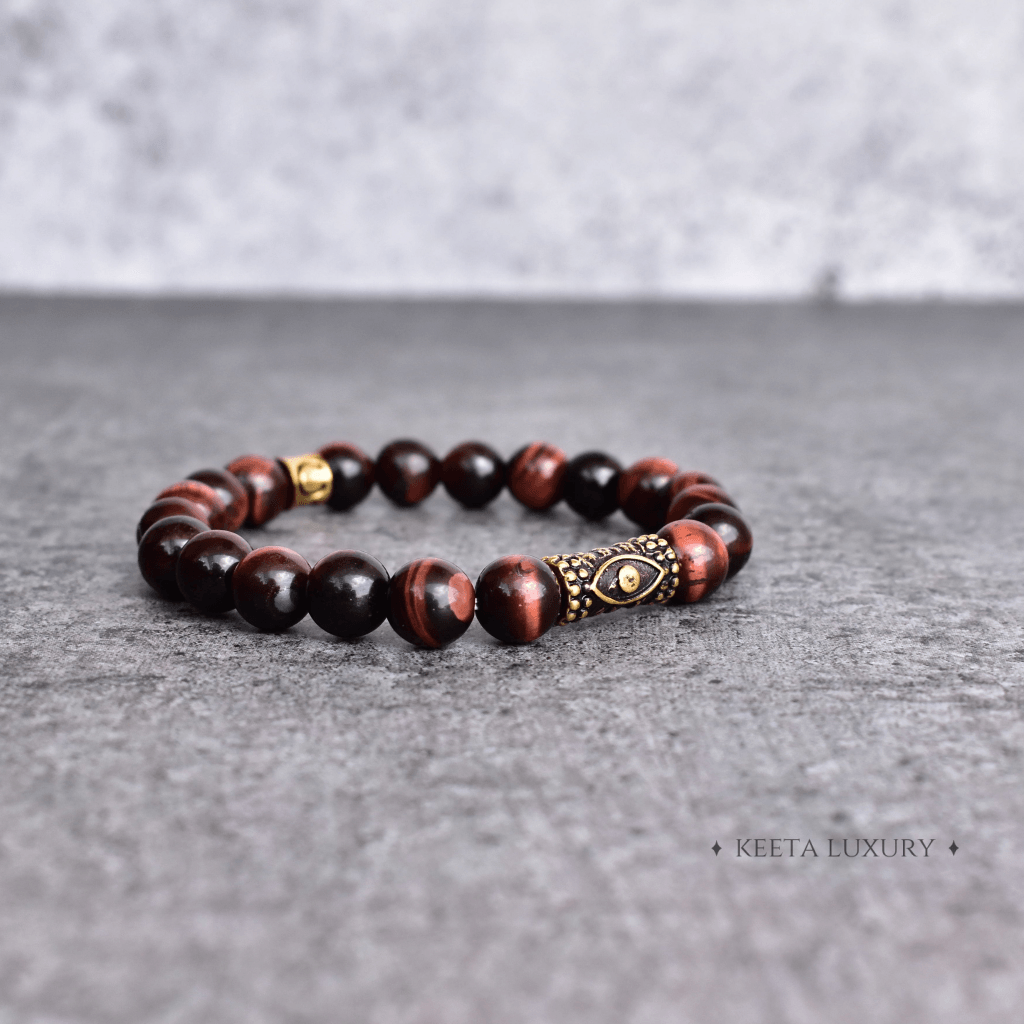 Red Alpha - Tiger Eye Bracelet -