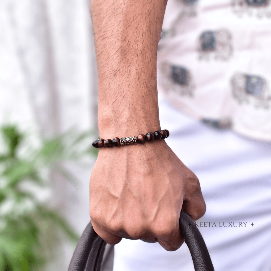 Red Alpha - Tiger Eye Bracelet -