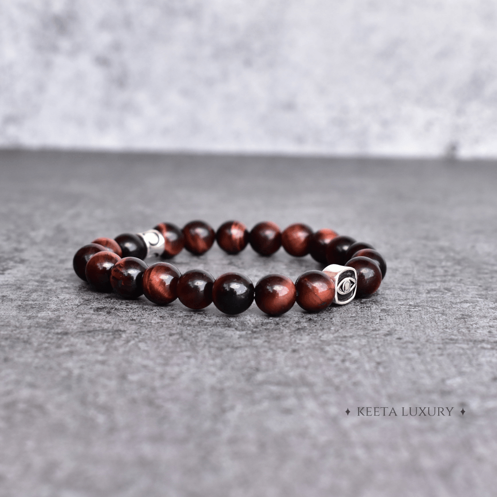 Red Raven - Tiger Eye Bracelet -