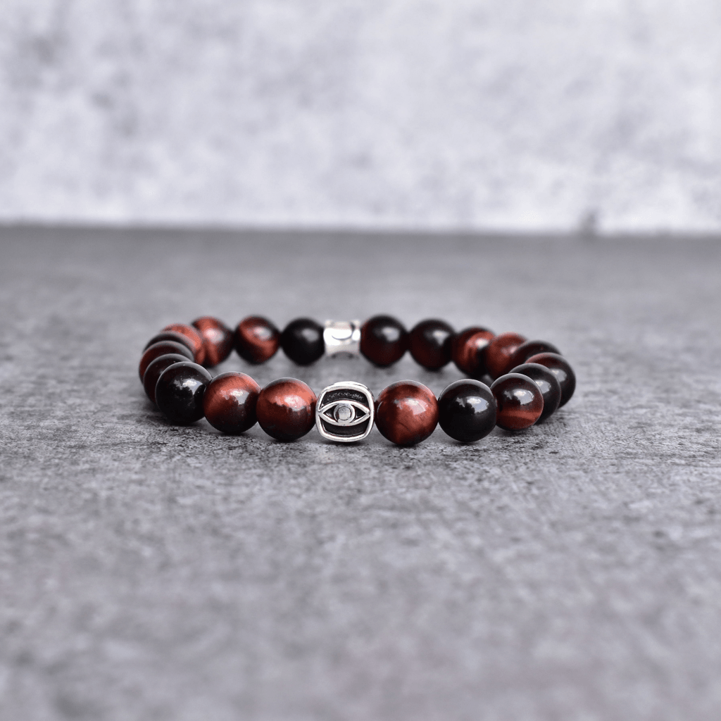 Red Raven - Tiger Eye Bracelet -