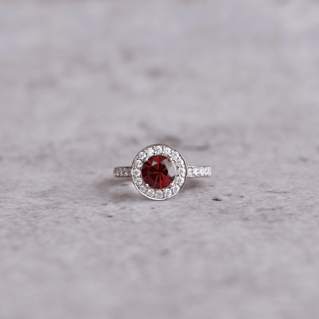 Red Secret - Garnet Ring -