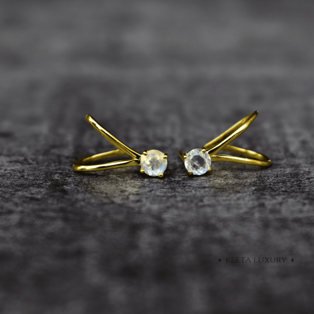 Rockstar - Moonstone Studs -