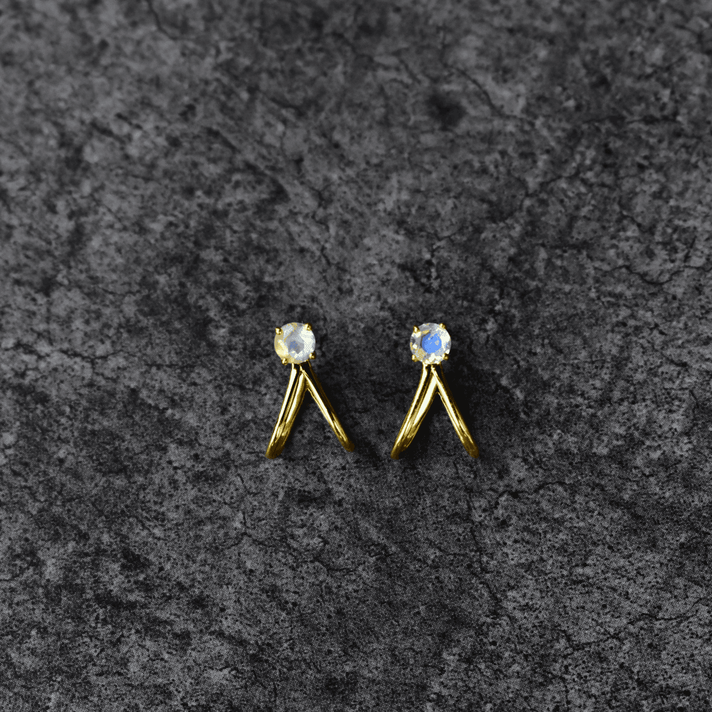 Rockstar - Moonstone Studs -