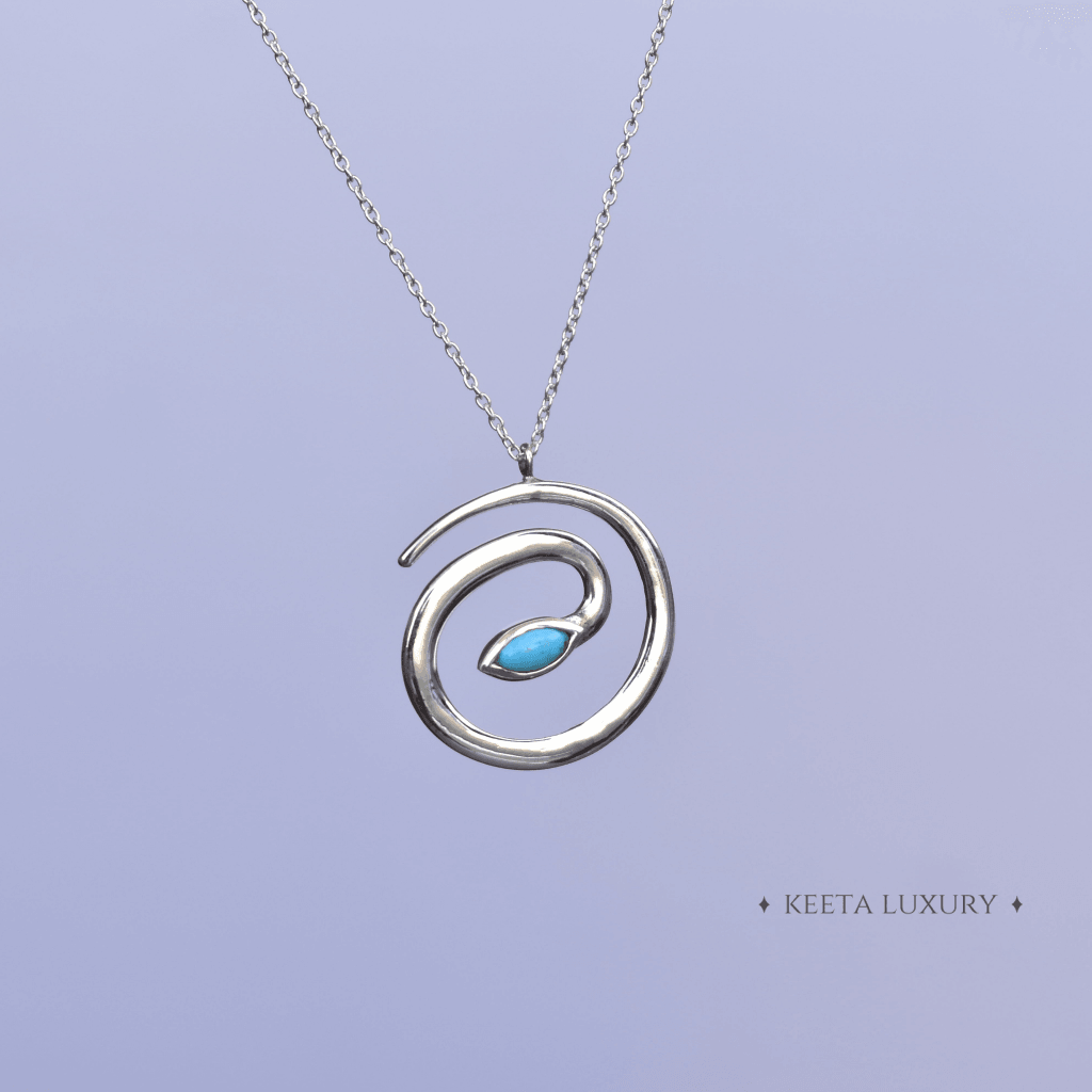 Serpent - Turquoise Necklace -