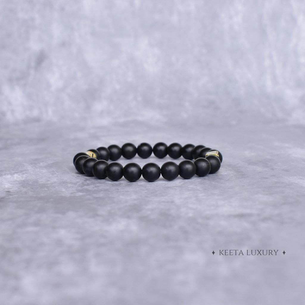 Shadow Guard - Matte Finish Onyx Bracelet -