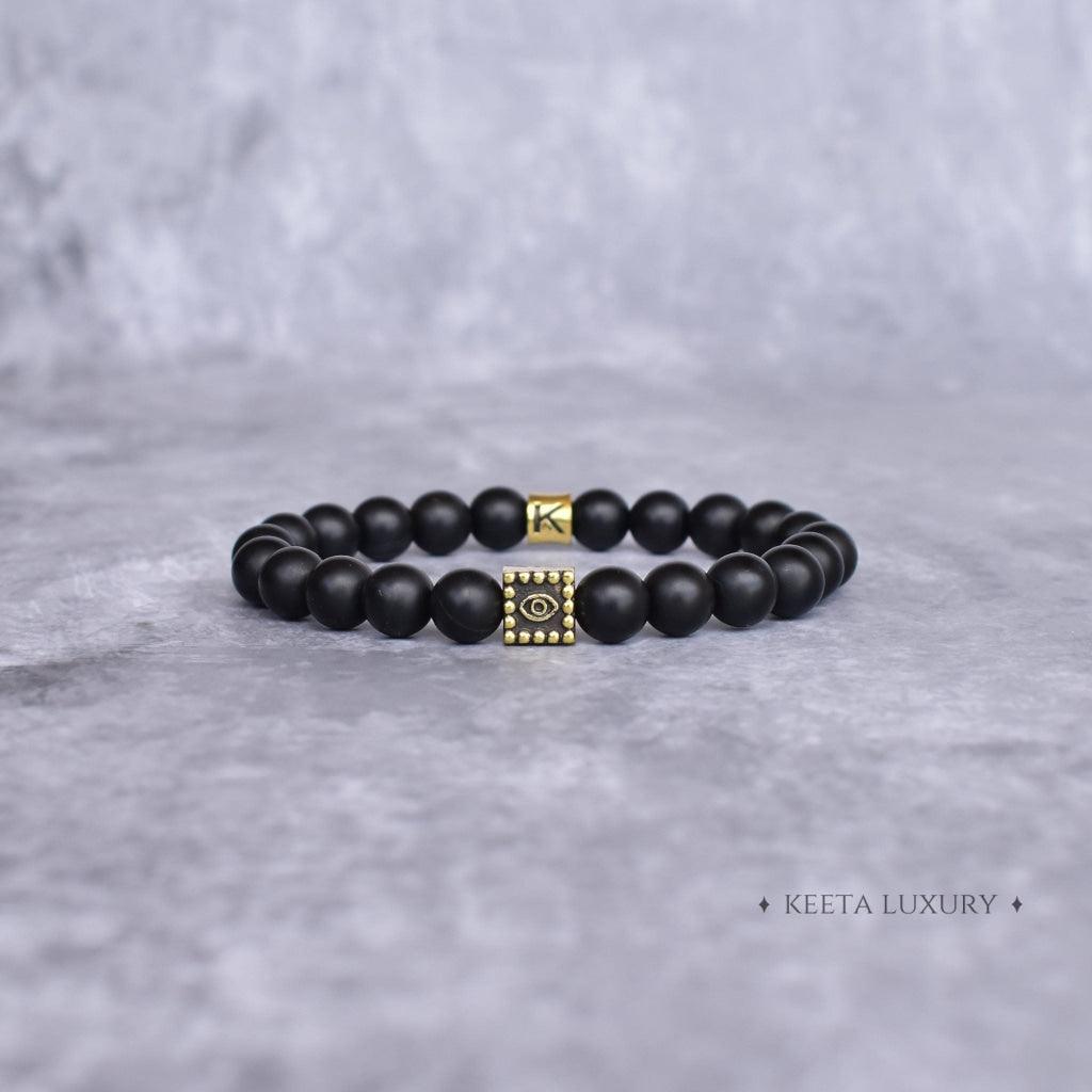 Shadow Guard - Matte Finish Onyx Bracelet -