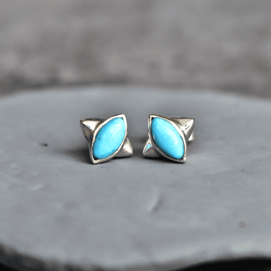 Shield Guardian - Turquoise Studs -
