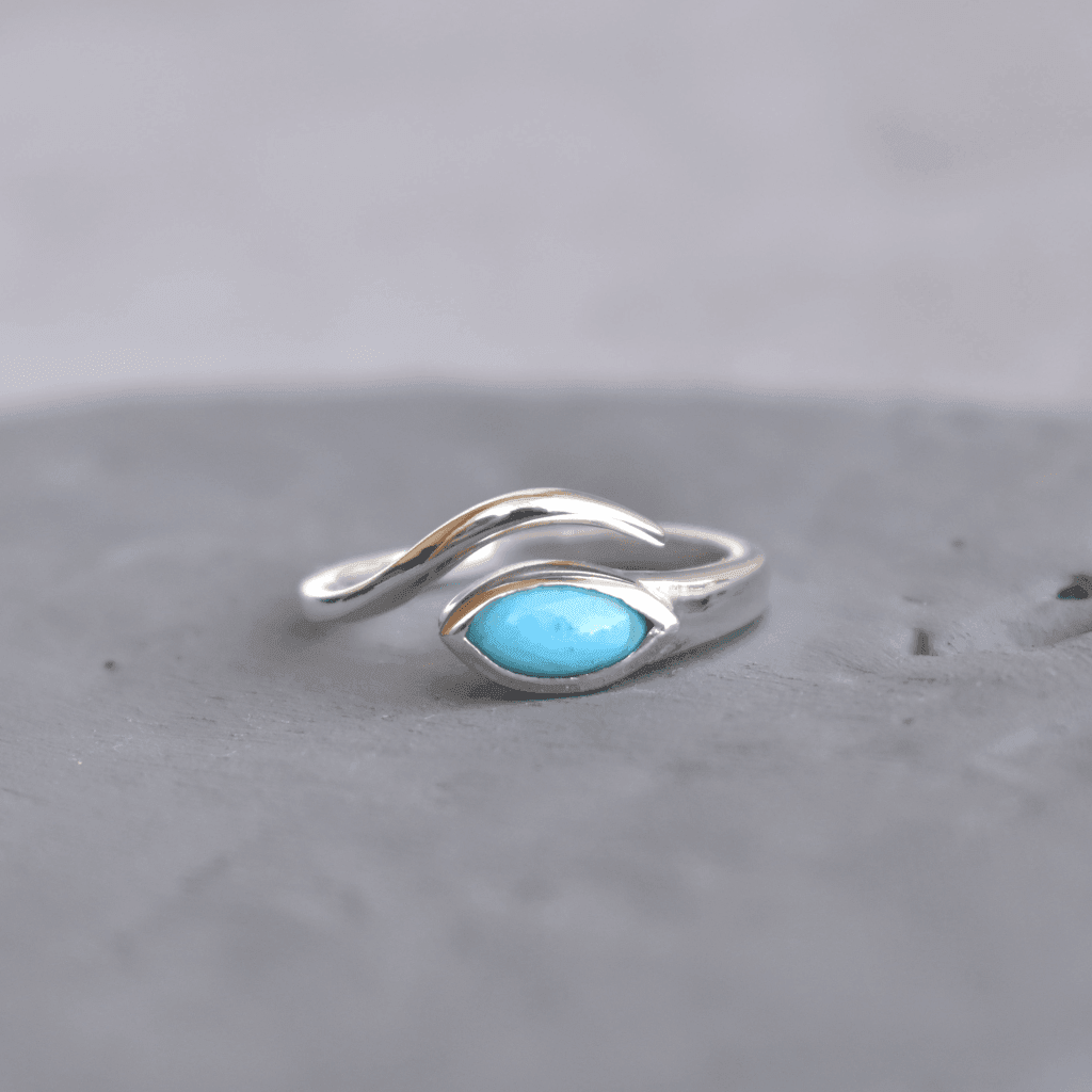 Snake Charmer - Turquoise Ring -