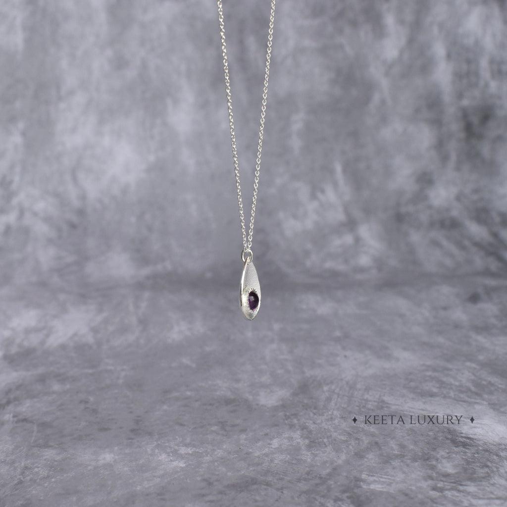 Subtle Elegance - Amethyst Necklace -