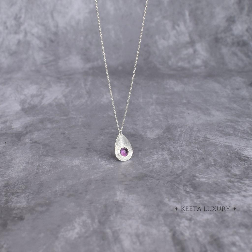 Subtle Elegance - Amethyst Necklace -
