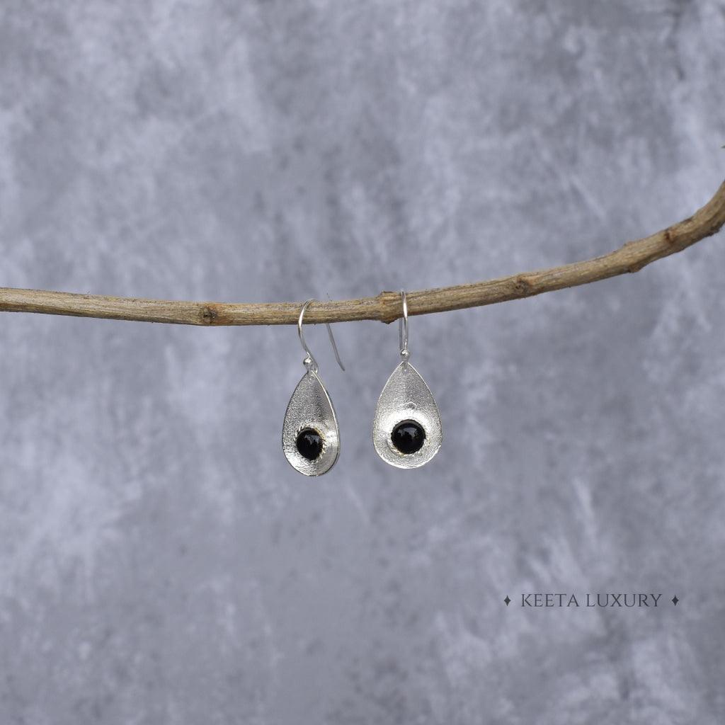 Subtle Elegance - Black Onyx Earrings -