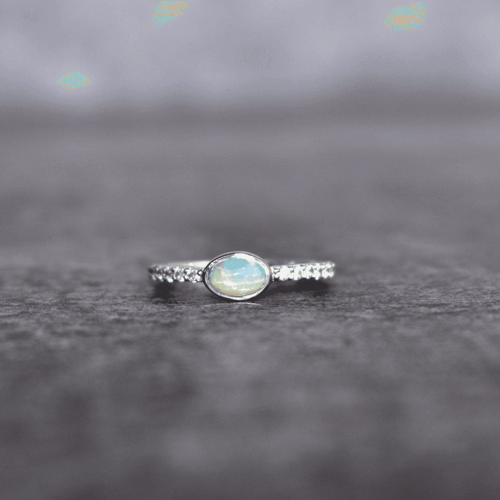 Tender Blossom - Opal Ring -