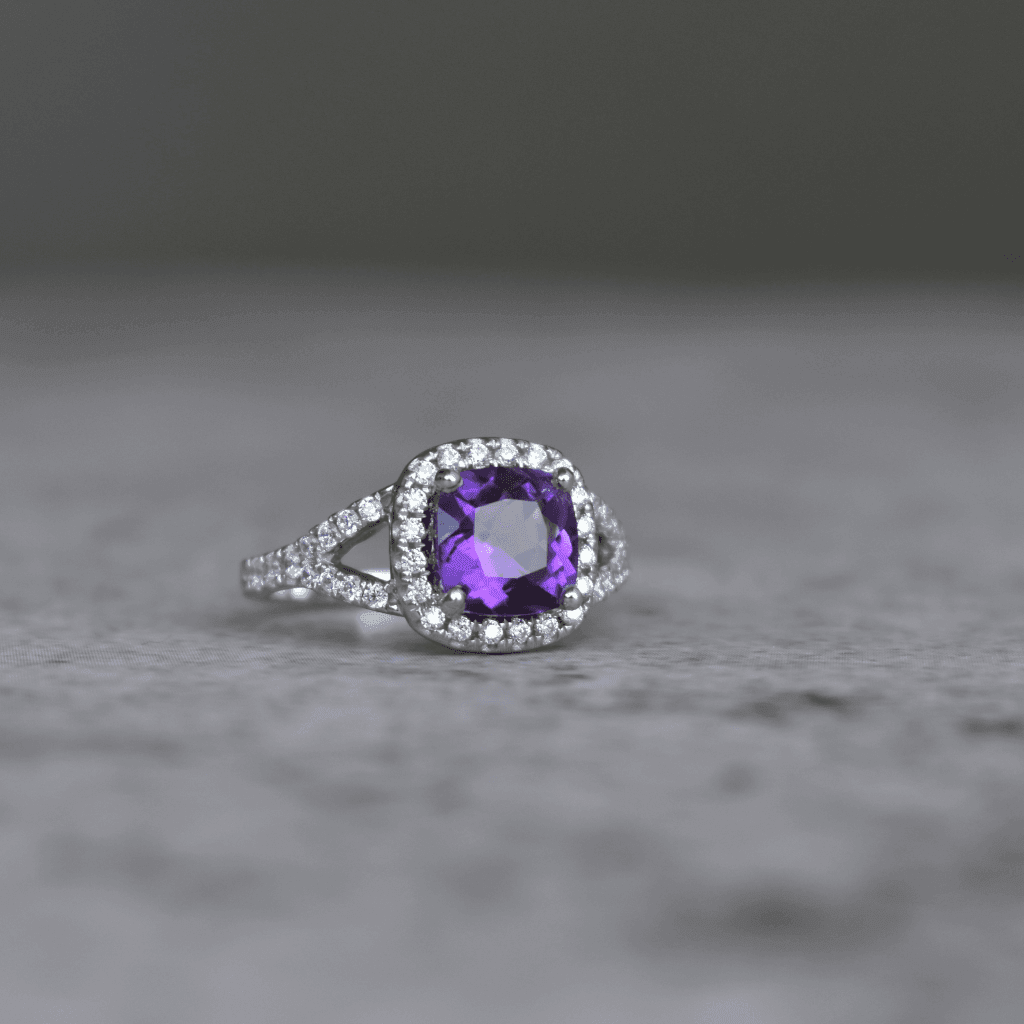 Timeless Cushion - Amethyst Ring -