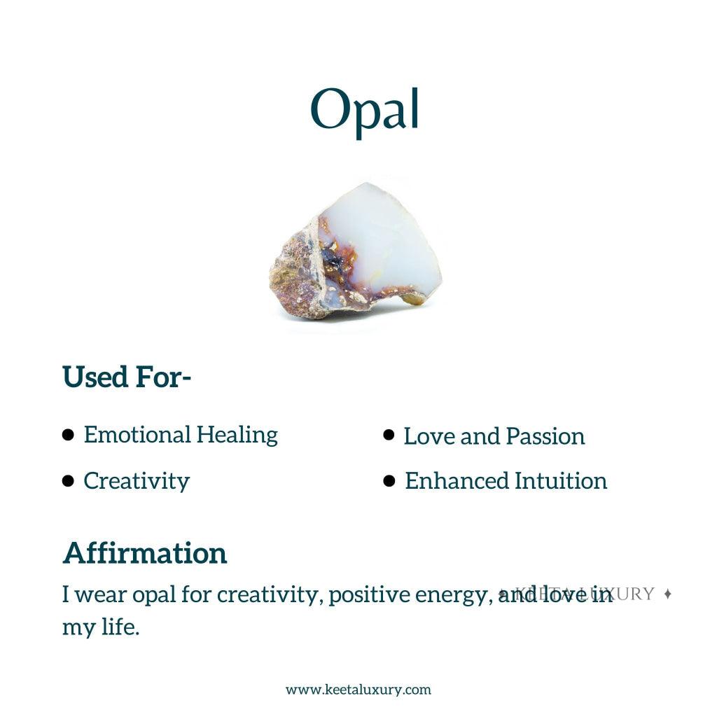 Tiny Star - Opal studs -