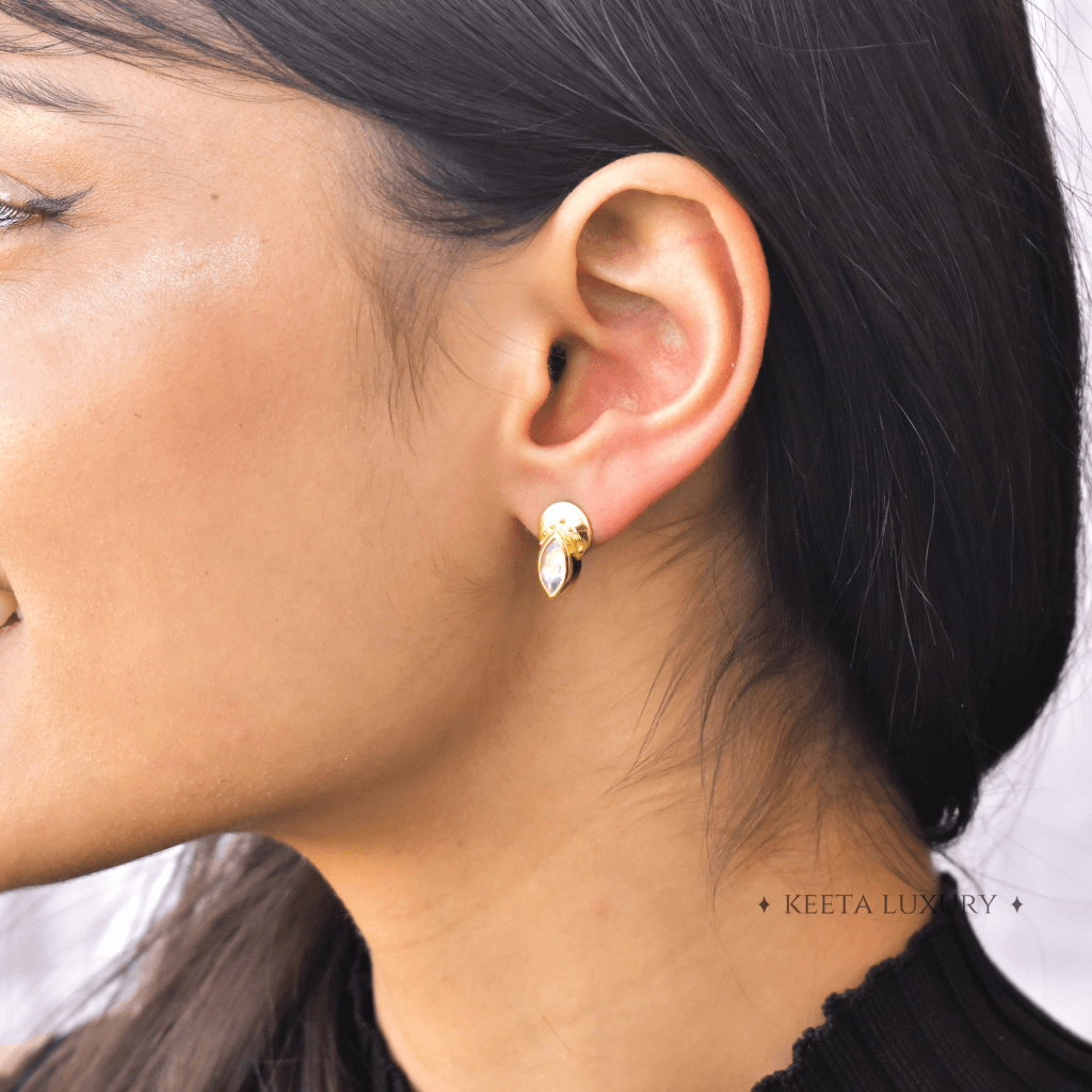 Tribal - Moonstone Studs -