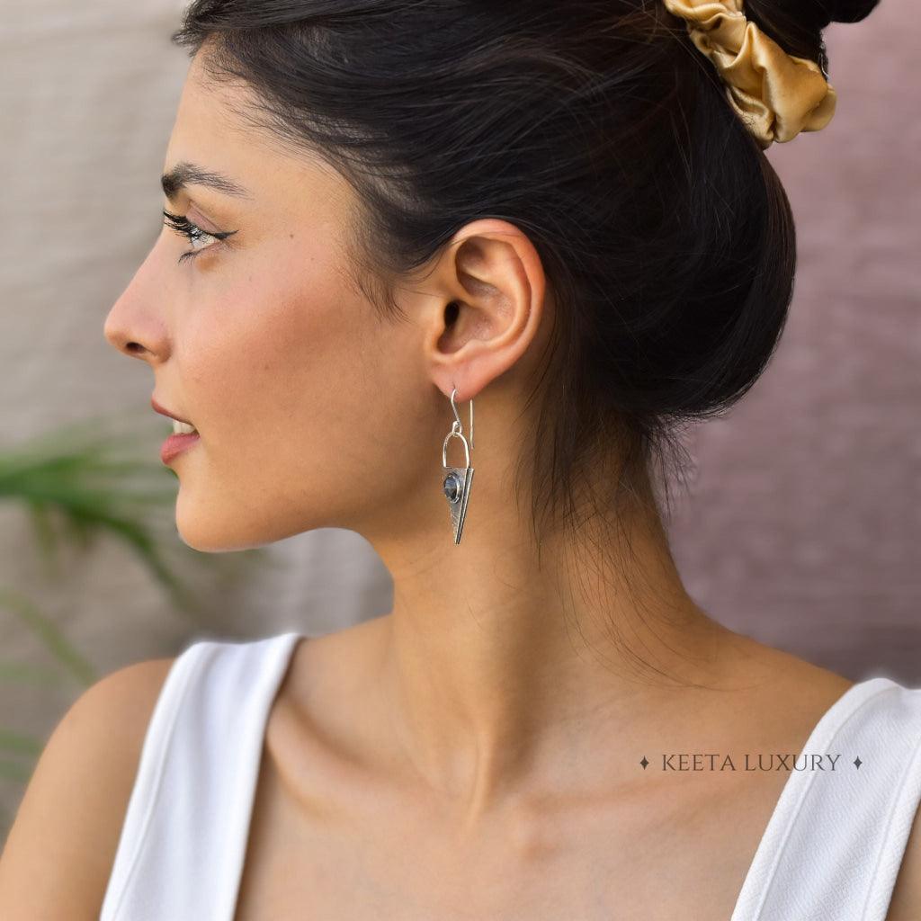 Tribal Treasures - Labradorite Earrings -