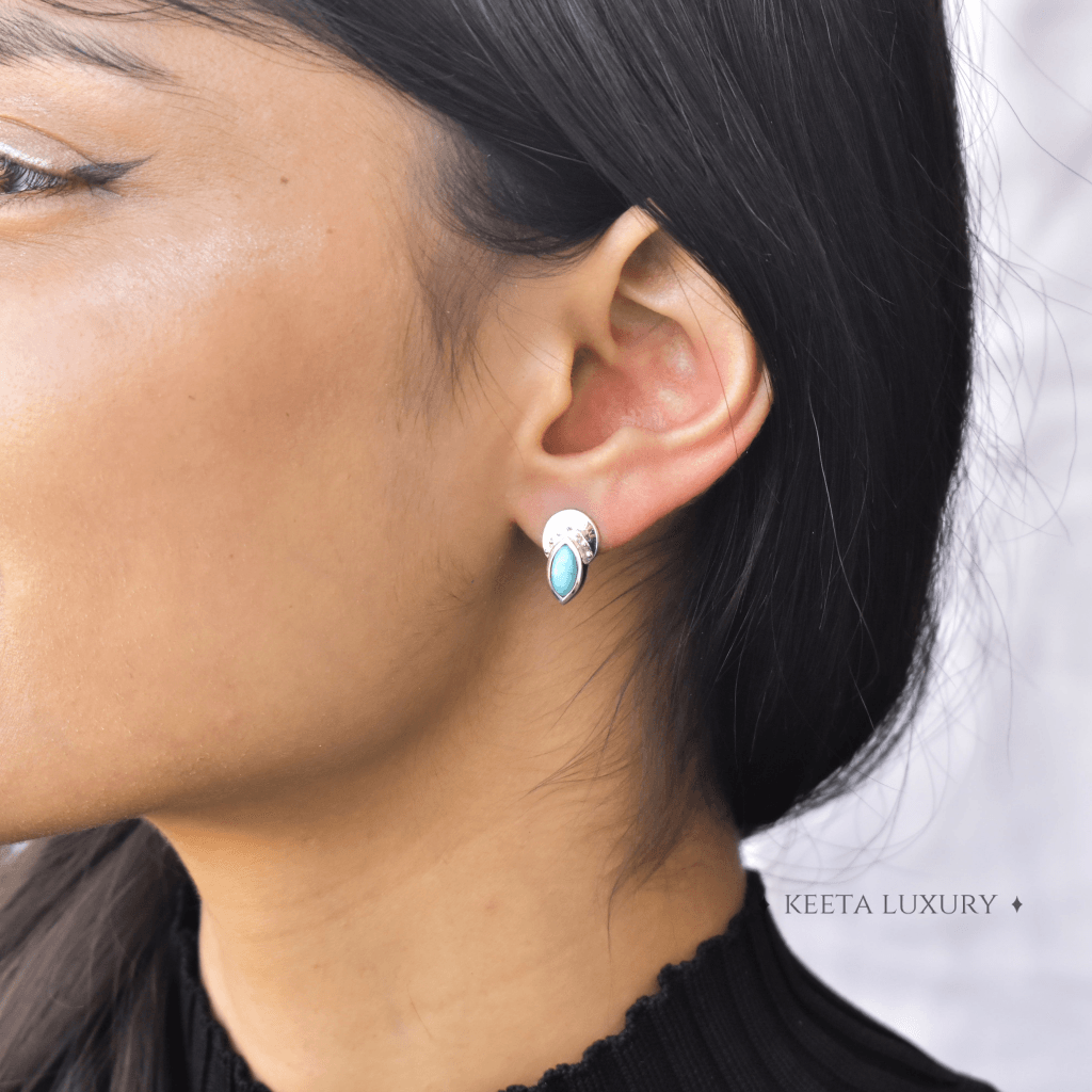 Tribal - Turquoise Studs -