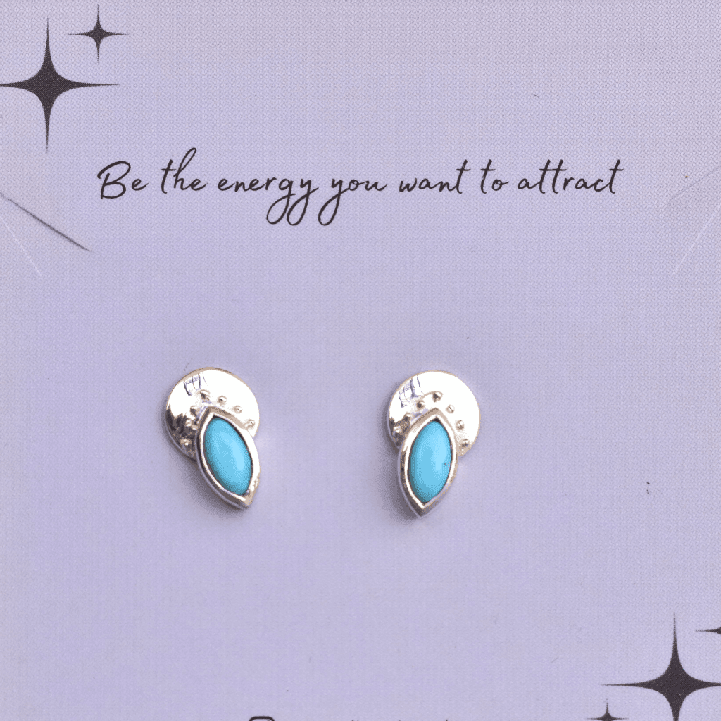 Tribal - Turquoise Studs -