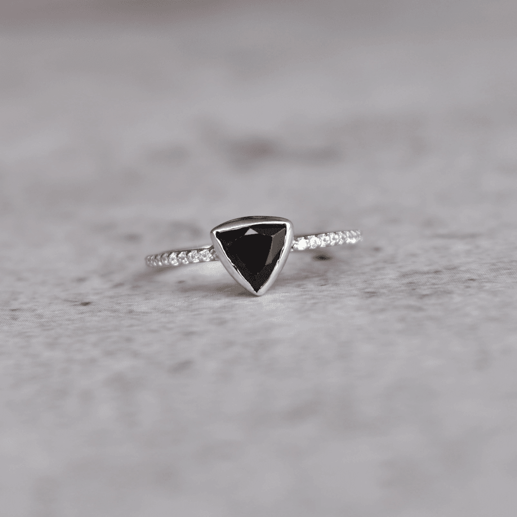 Trillion Tango - Black Onyx Ring -