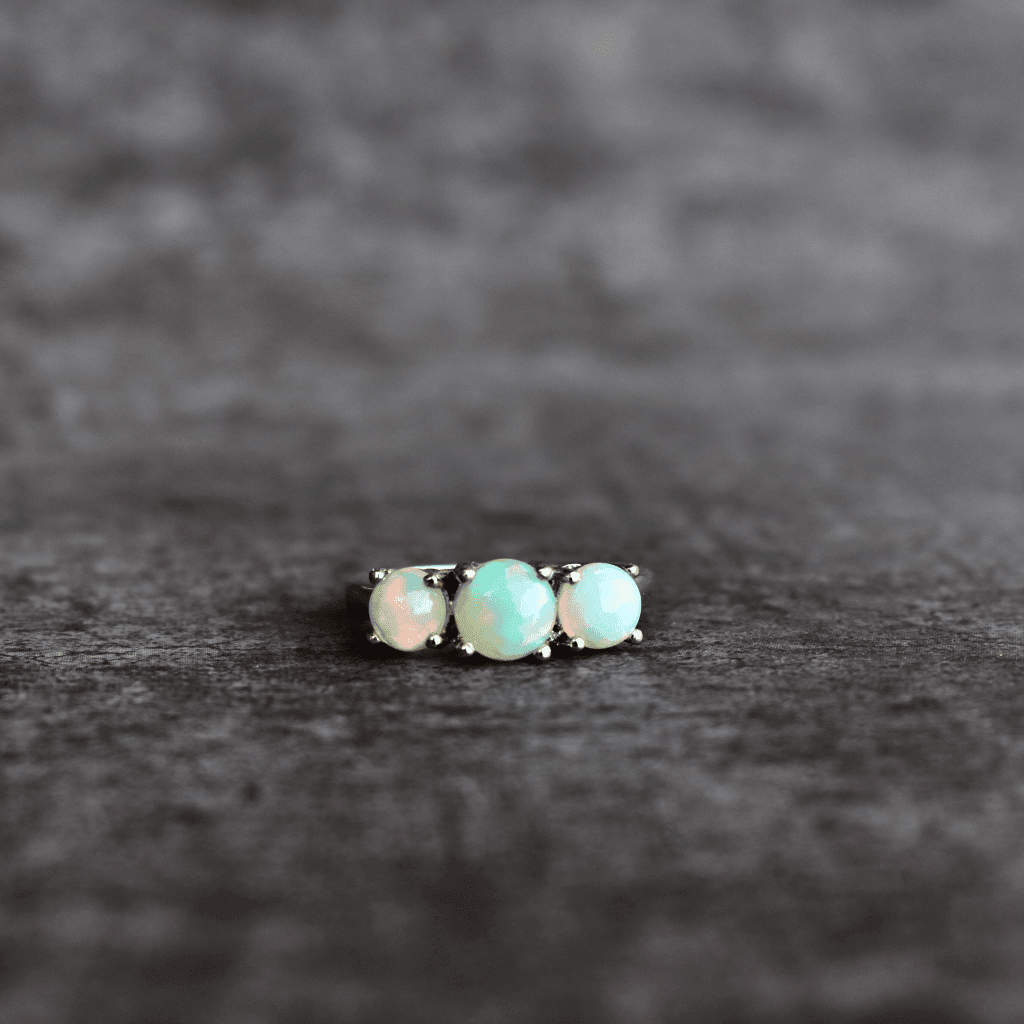 Trio Delight - Opal Ring -