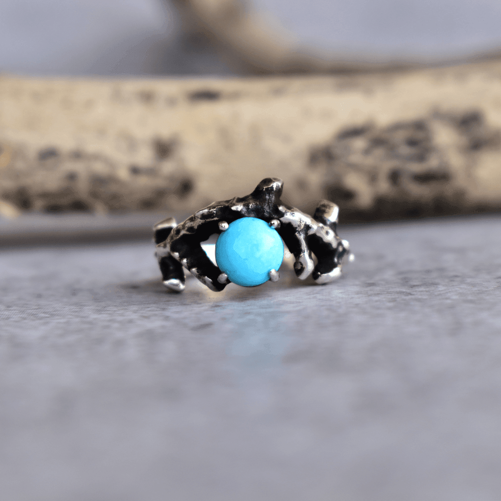 Twilight Twig - Turquoise Ring -