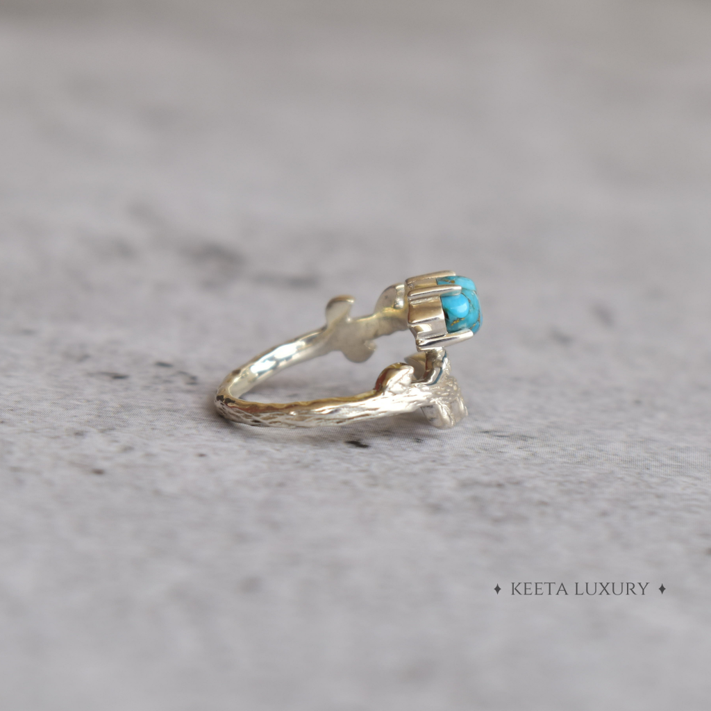 Wildwood - Copper Turquoise Ring -