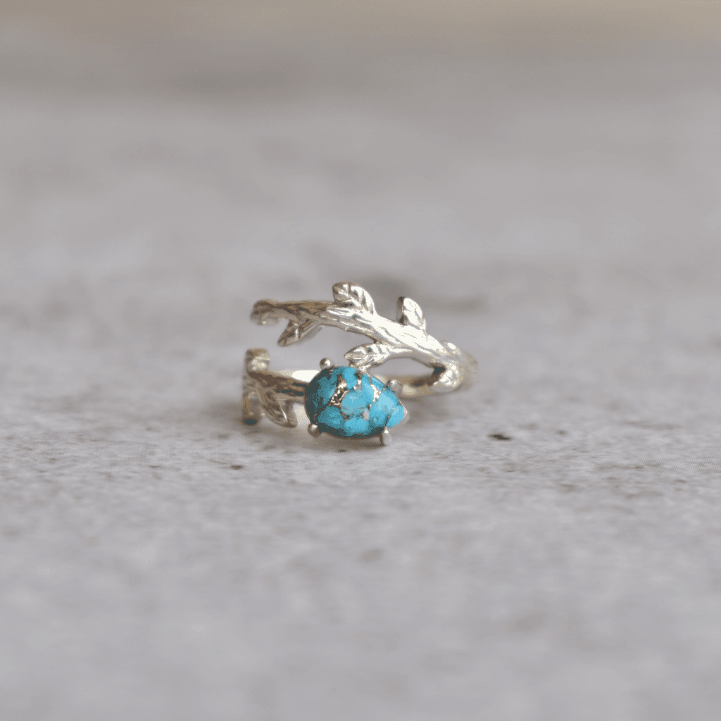 Wildwood - Copper Turquoise Ring -