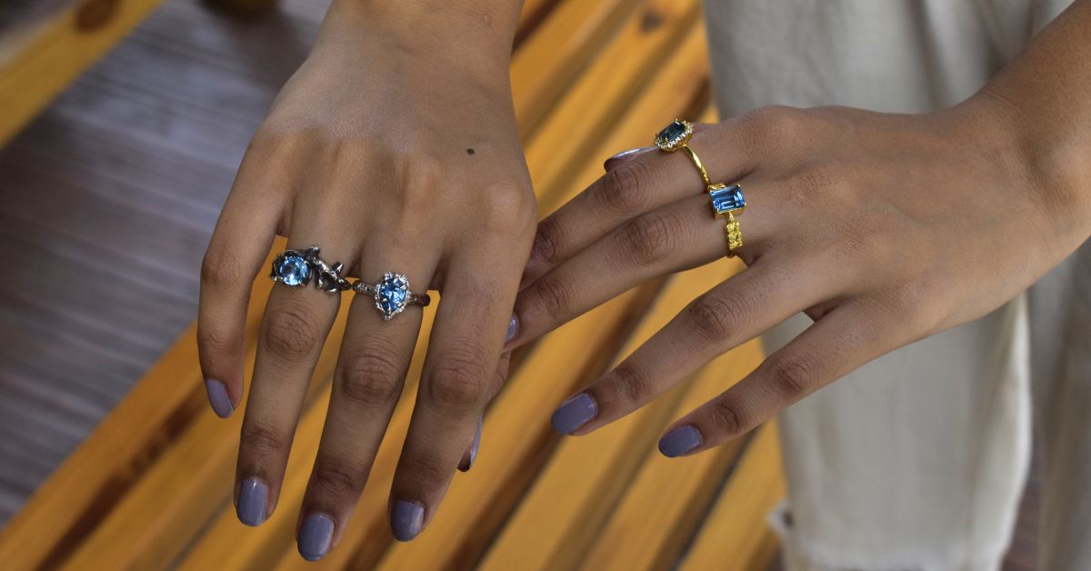 blue topaz ring