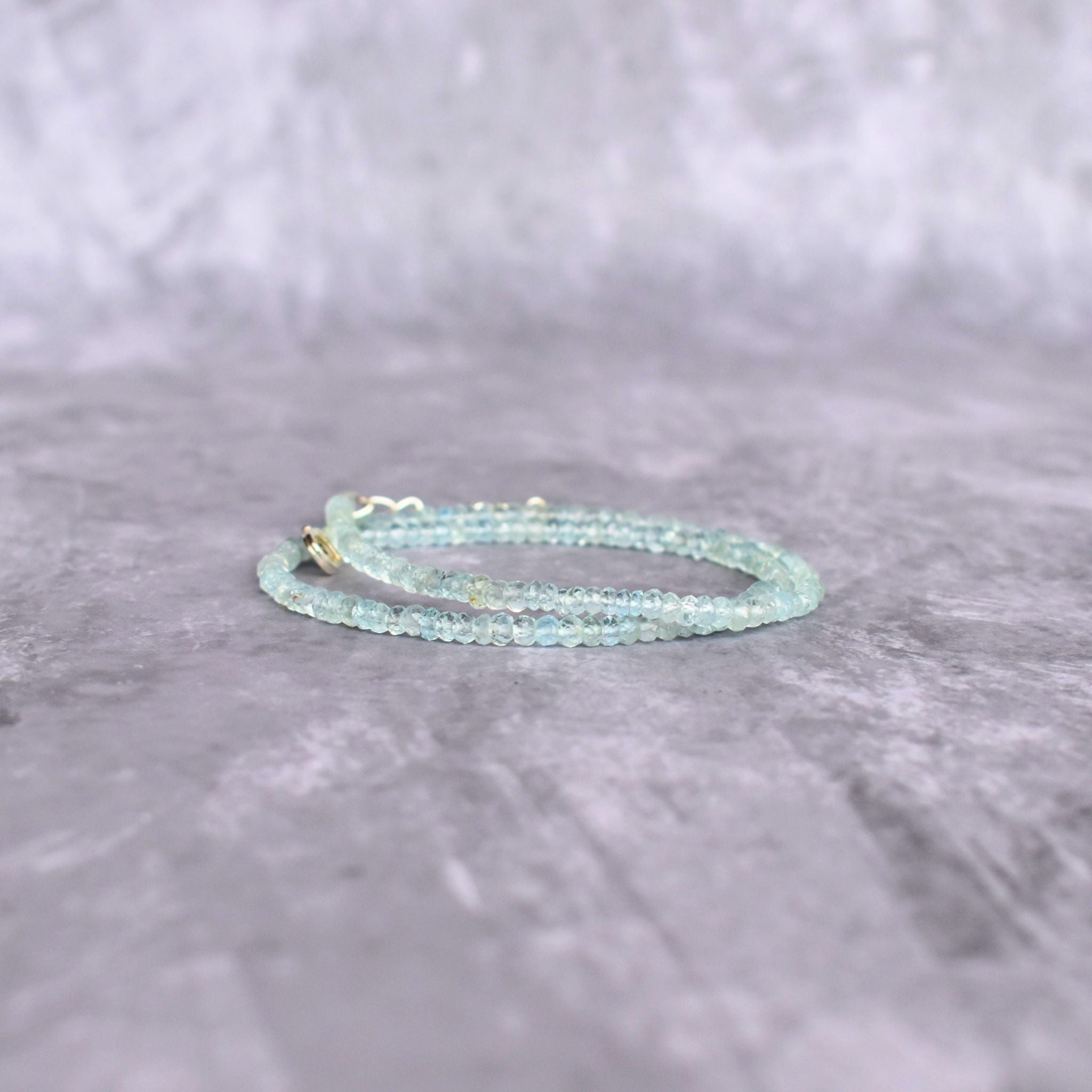 Luxe Line - Aquamarine necklace