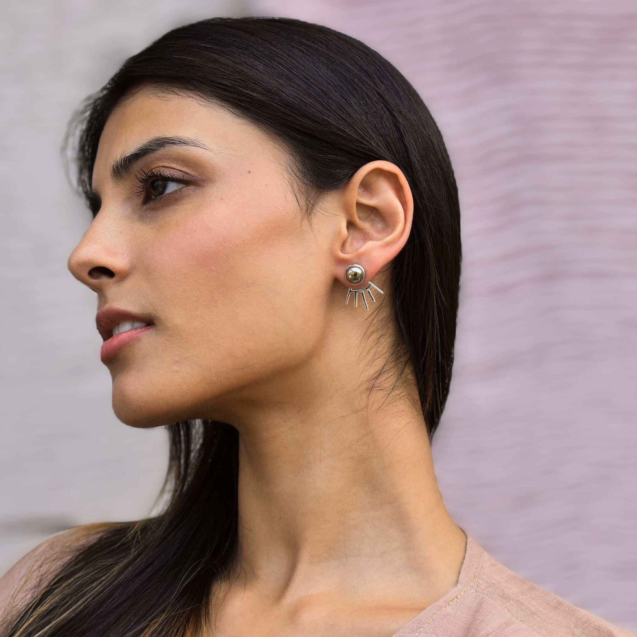 Basic - Pyrite Earrings