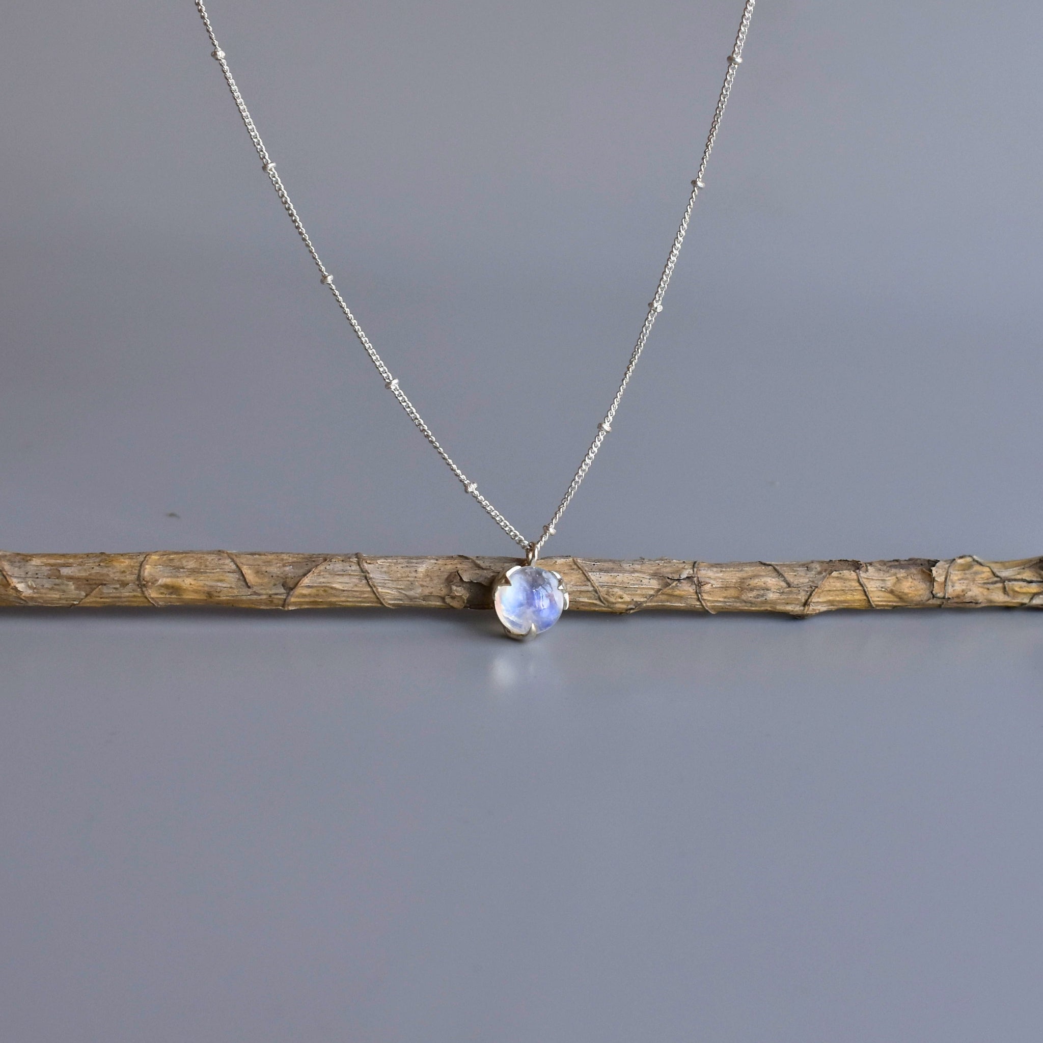 Cosmic Serenity - Moonstone Necklace