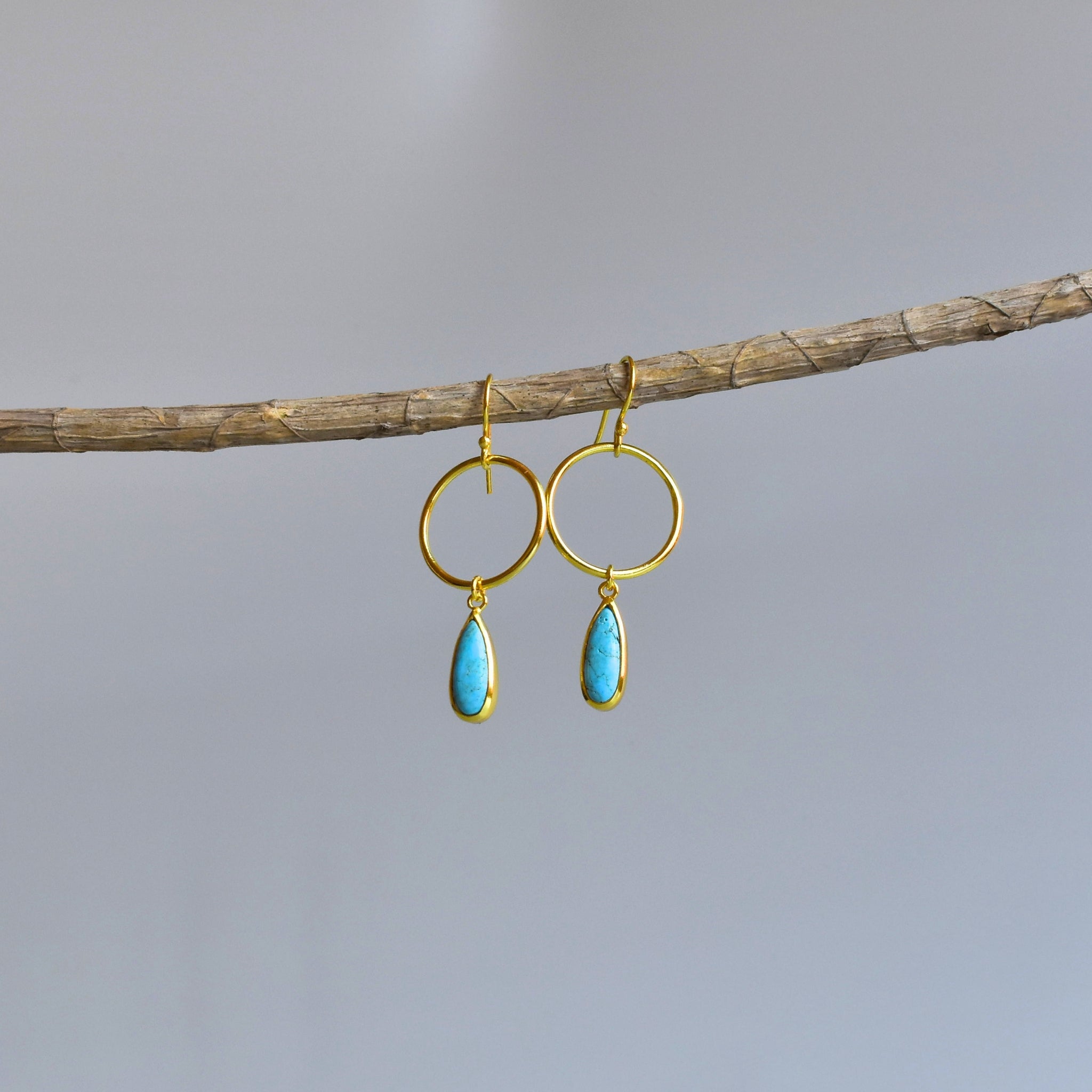 Enclave Drops - Turquoise Earrings