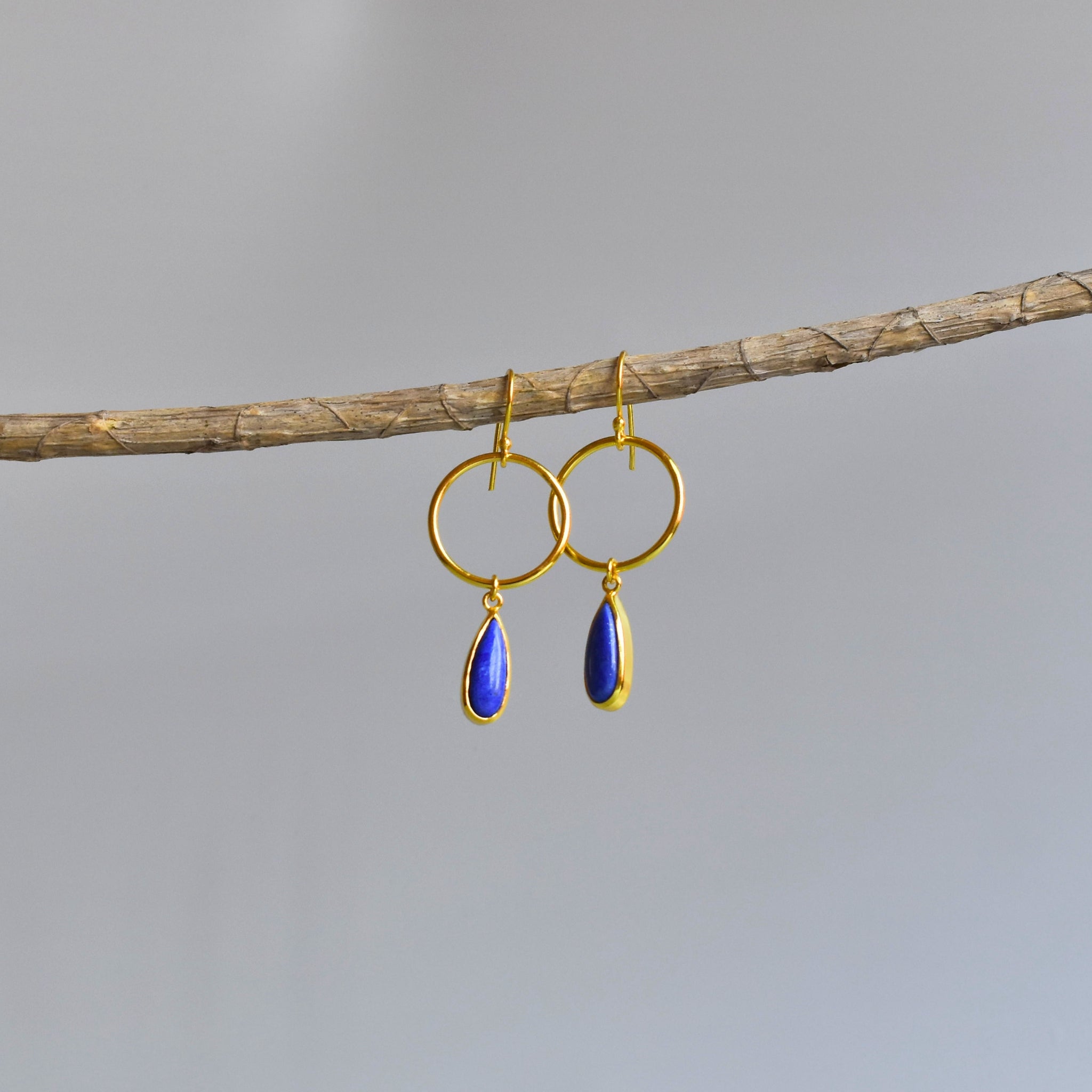 Enclave Drops - Lapis lazuli Earrings
