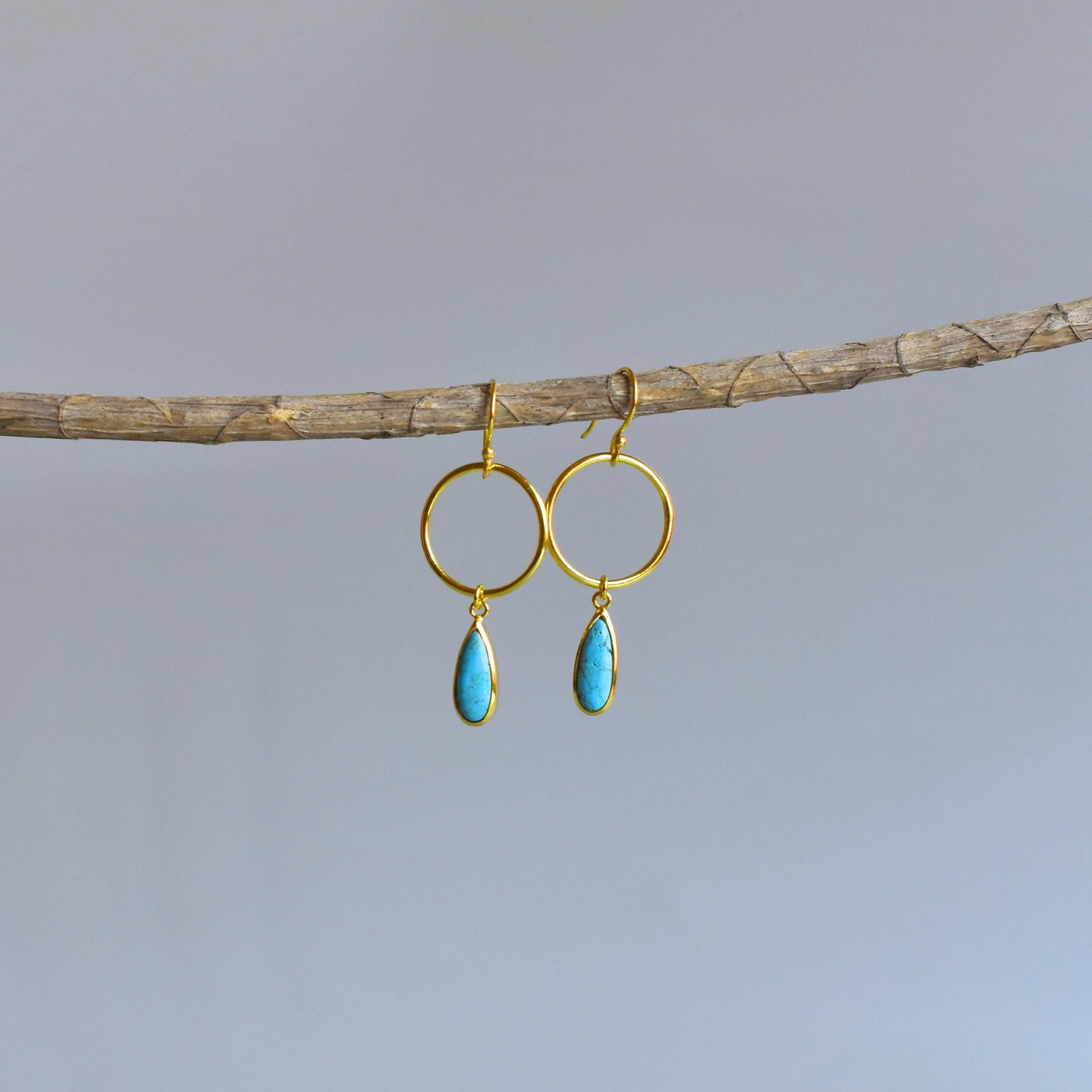Enclave Drops - Turquoise Earrings
