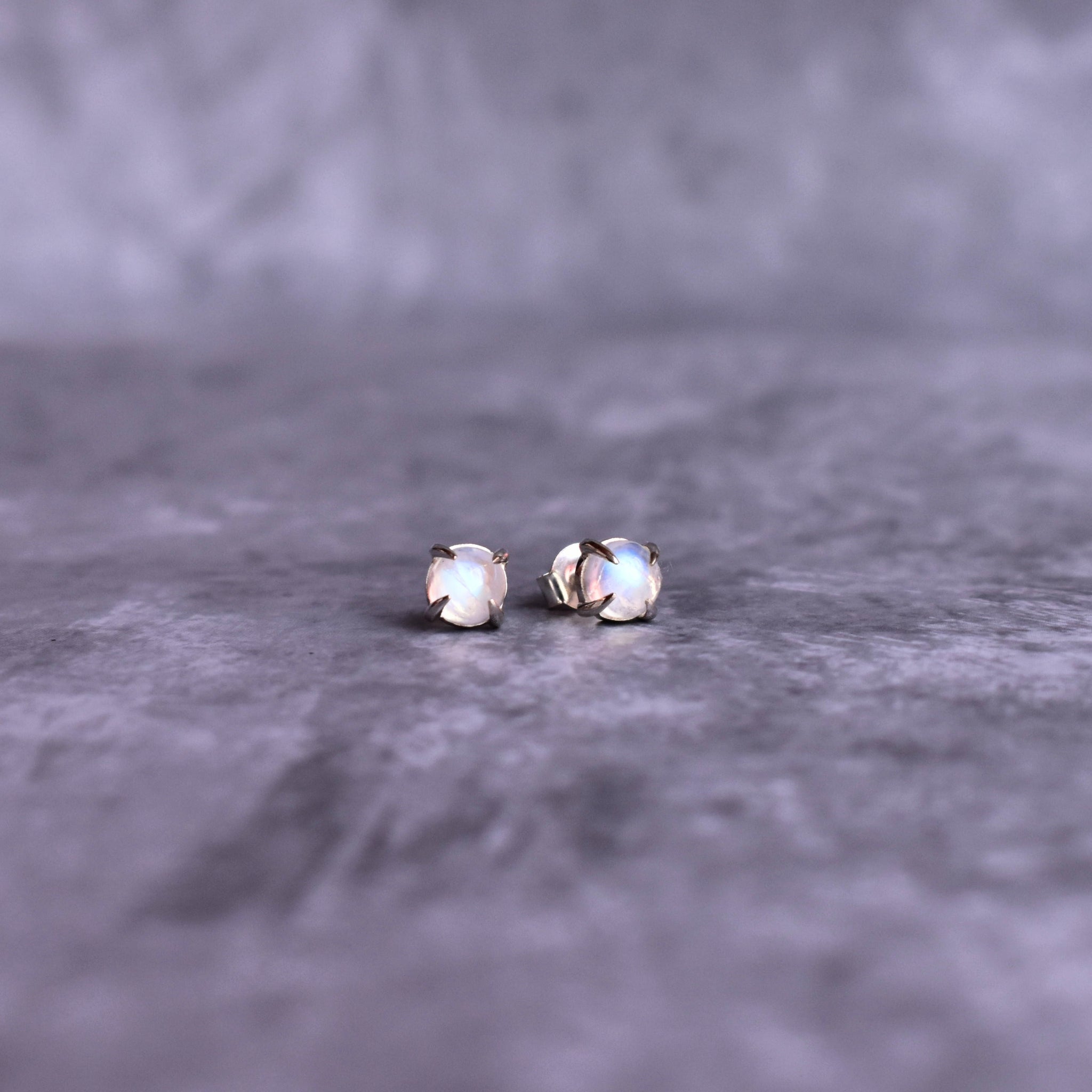 Fang - Moonstone Earring