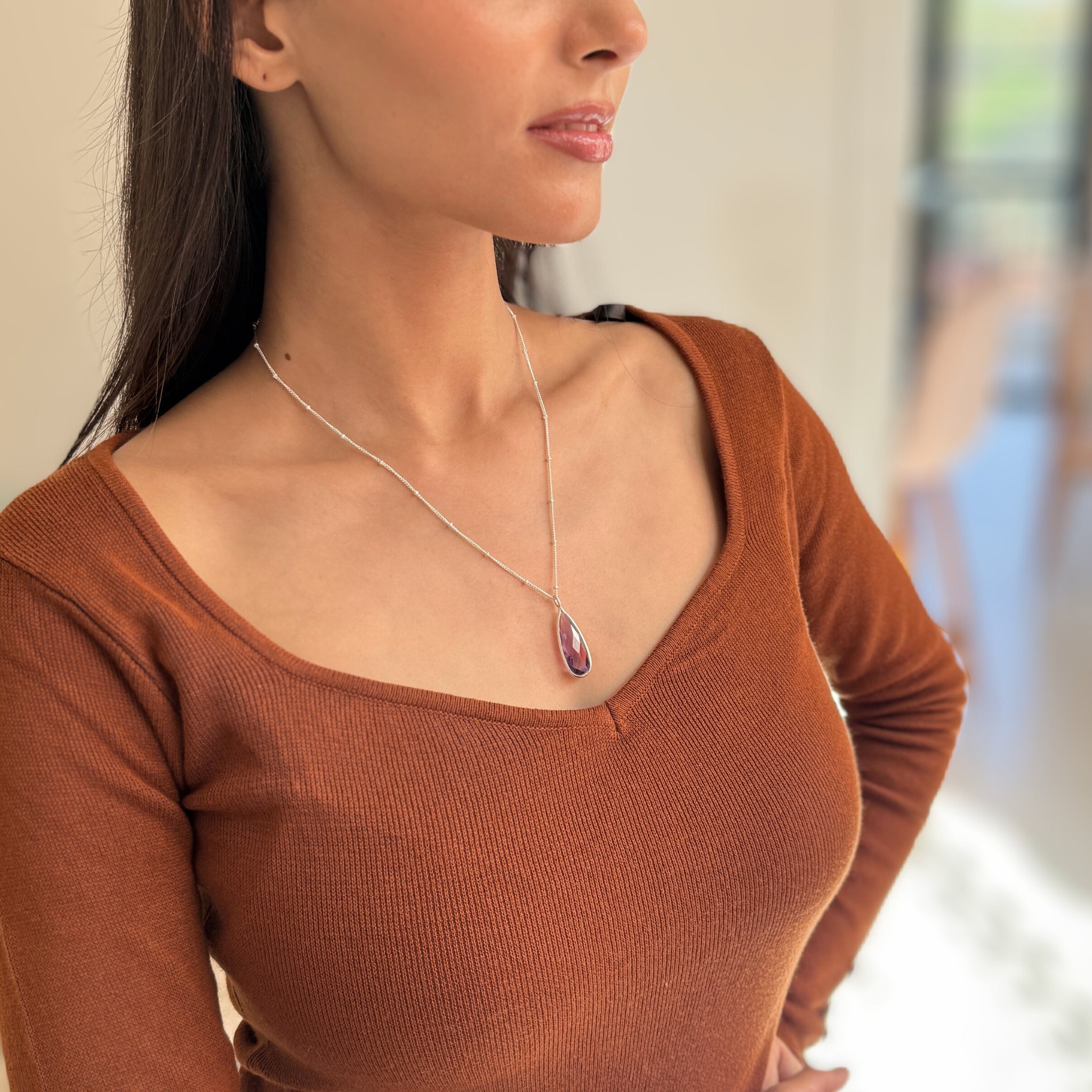 Cascade - Amethyst Necklace