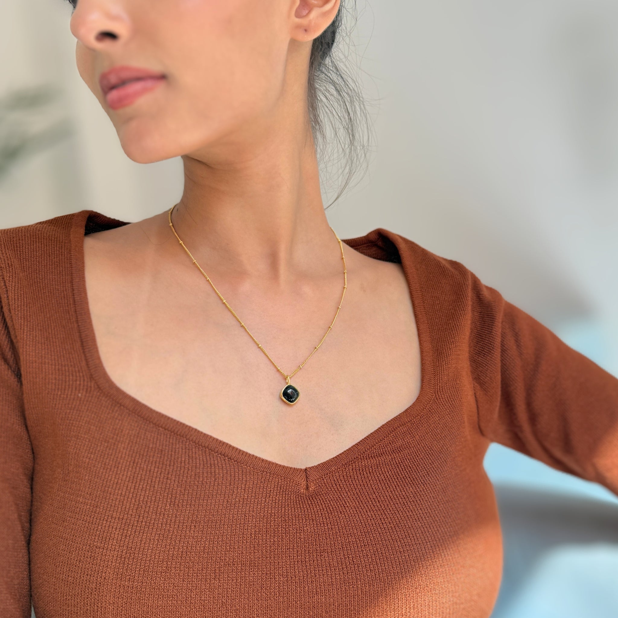 Solace - Black Onyx Necklace