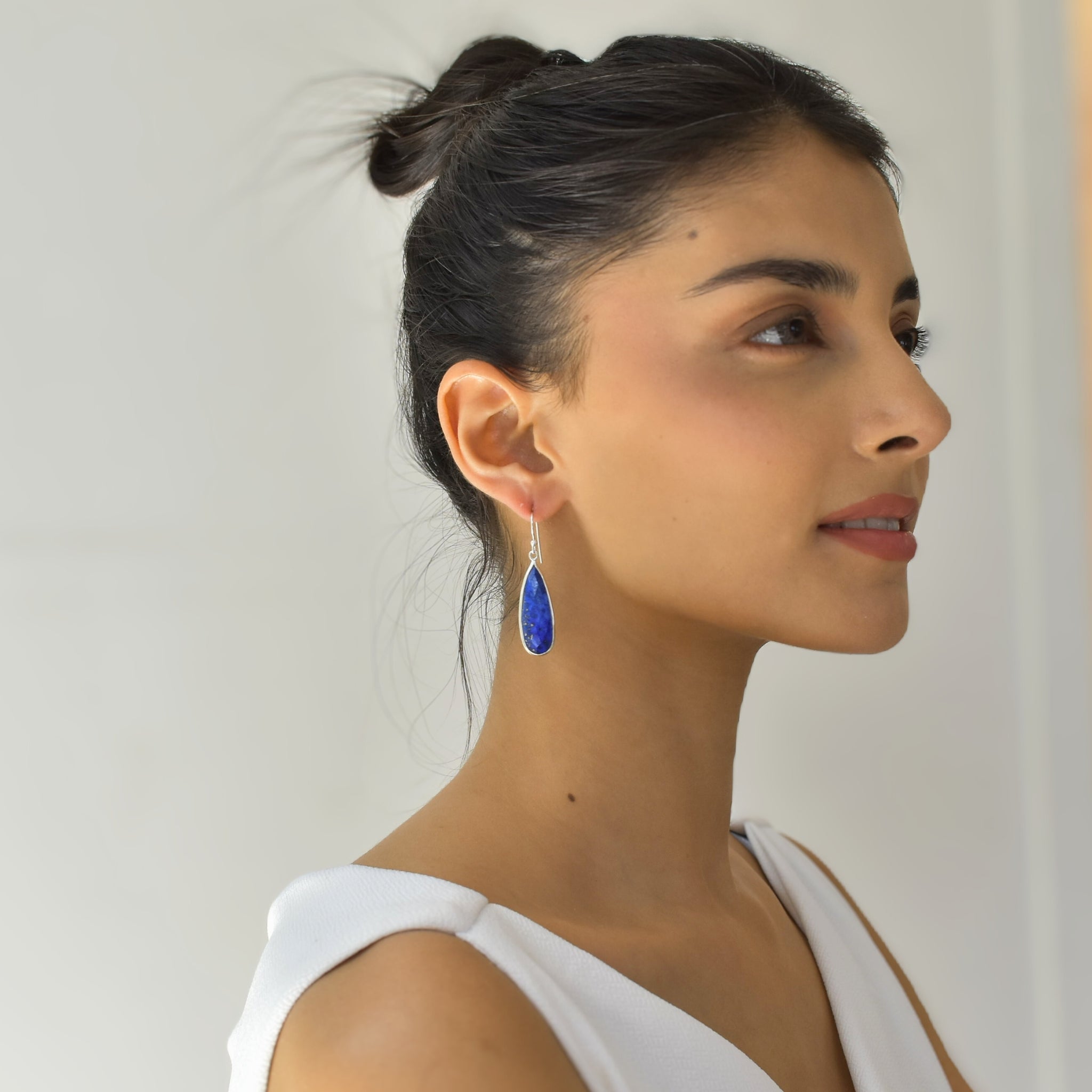 Sway Drops - Lapis Earrings
