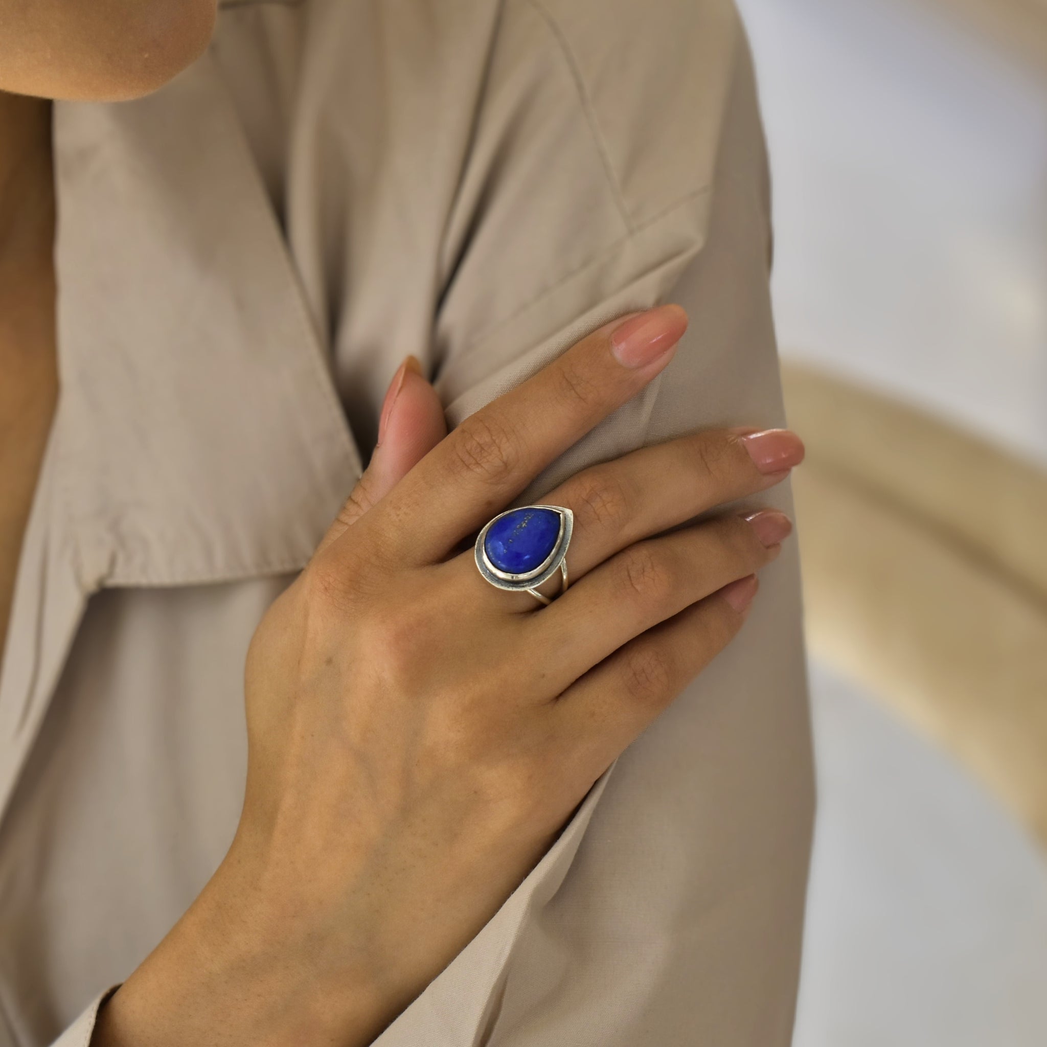 Himmlisches Blau - Lapislazuli-Ring