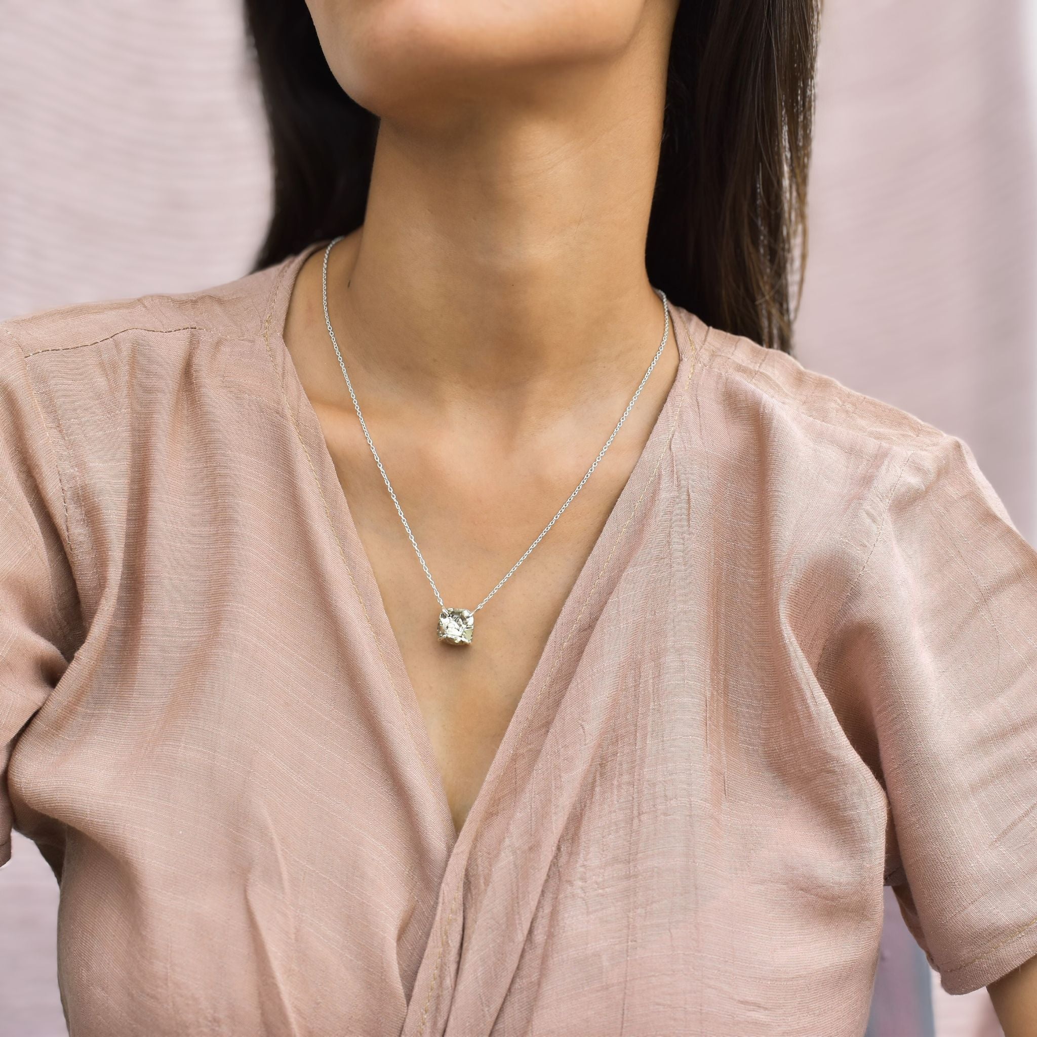 Organic - Pyrite necklace