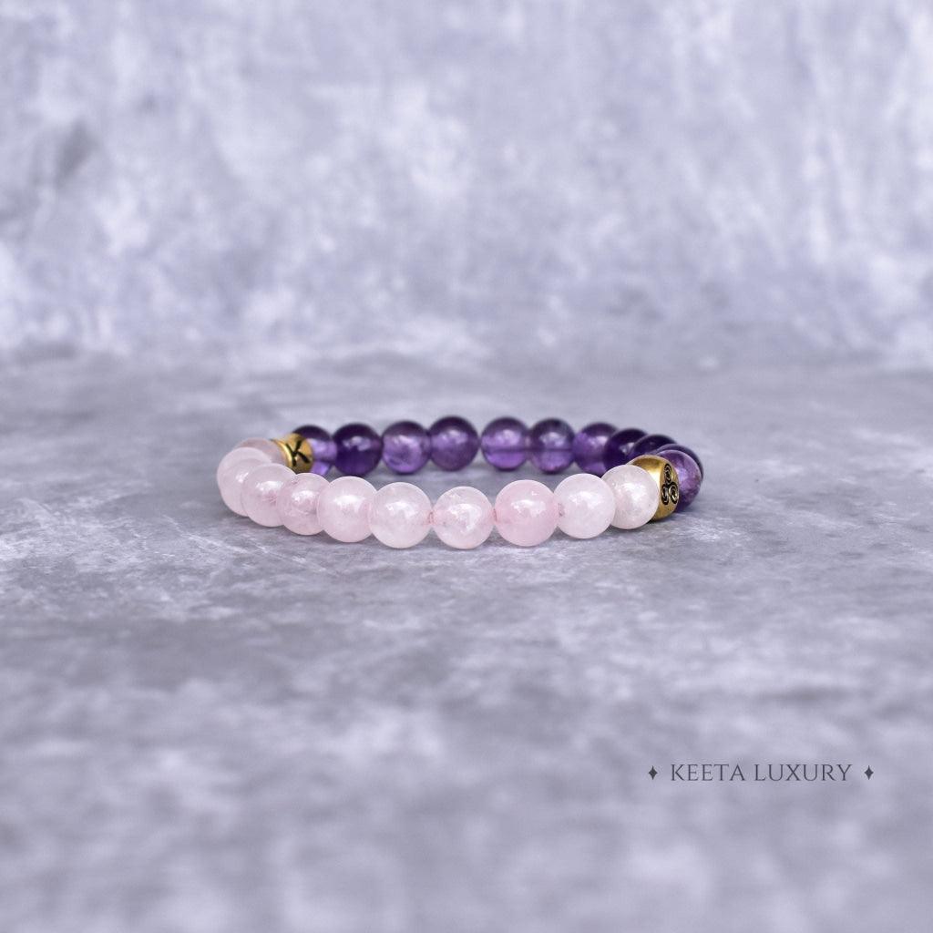 Rose Quartz & Amethyst Bracelet