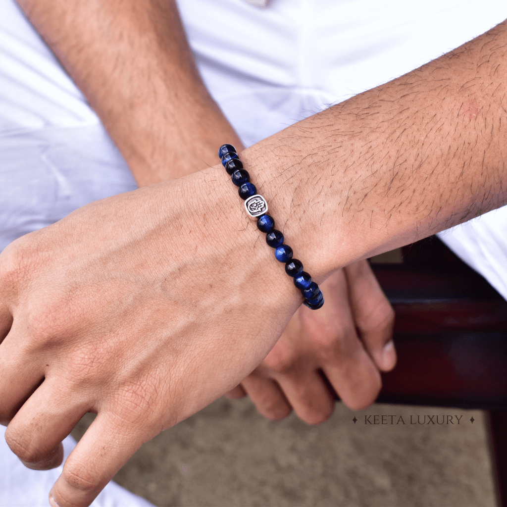 Blue Tiger Eye Bracelet