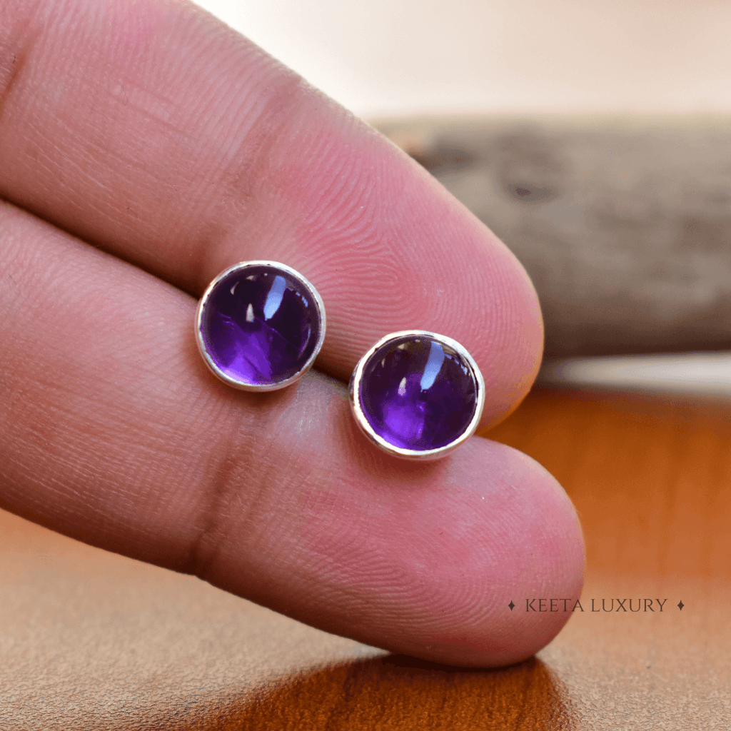 Purple Quartz Earrings 